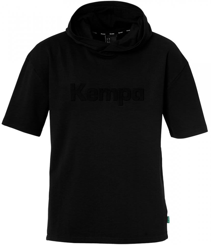 Kempa HOOD SHIRT BLACK & WHITE Kapucnis melegítő felsők